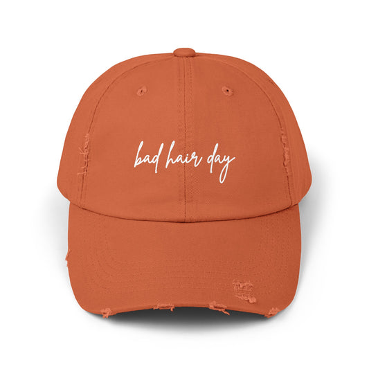 "bad hair day" dad hat